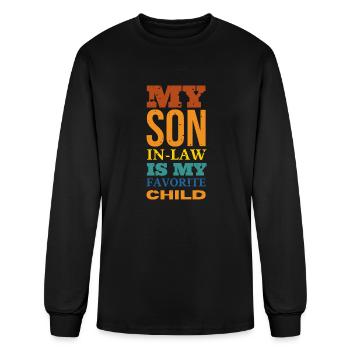 My Son In Law Is My Favorite Child - Men's Long Sleeve T-Shirt - black - Front