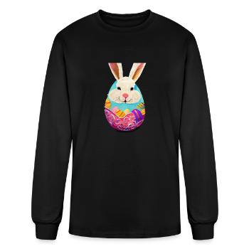 Easter bunny - Men's Long Sleeve T-Shirt - black - Front