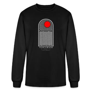 Venice Beach FL - Men's Long Sleeve T-Shirt - black - Front