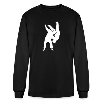 Judo - Men's Long Sleeve T-Shirt - black - Front