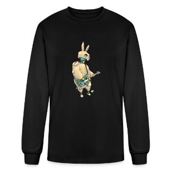 Rabbit Rock - Men's Long Sleeve T-Shirt - black - Front