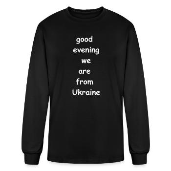 Ukraine - Men's Long Sleeve T-Shirt - black - Front