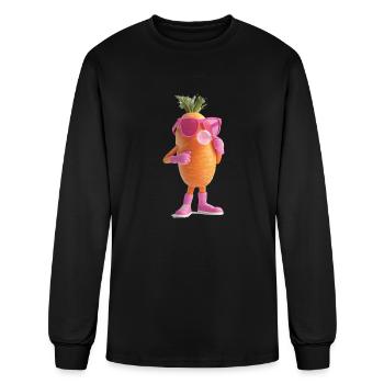 Carrot - Men's Long Sleeve T-Shirt - black - Front