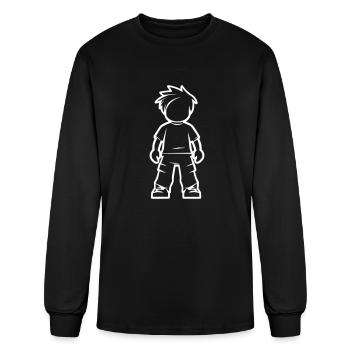Game Character - Men's Long Sleeve T-Shirt - black - Front