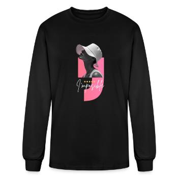 "I'm Possible" - Men's Long Sleeve T-Shirt - black - Front