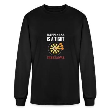 Tight Threesome Archer Gift - Men's Long Sleeve T-Shirt - black - Front