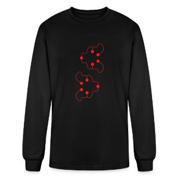 simple art - Men's Long Sleeve T-Shirt - black - Front