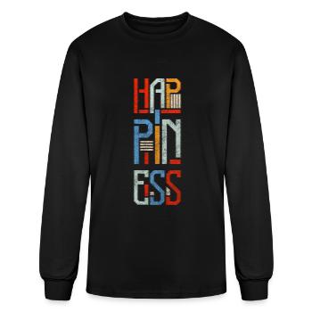Luck Life Energy Optimist Lucky Guy - Men's Long Sleeve T-Shirt - black - Front