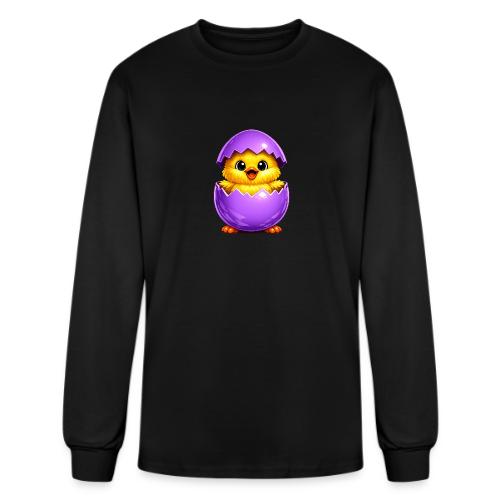 Easter Chick Purple - Men's Long Sleeve T-Shirt