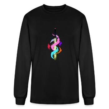 sword - Men's Long Sleeve T-Shirt - black - Front