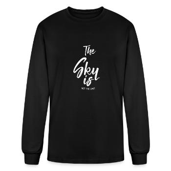 The sky is not the limit - Men's Long Sleeve T-Shirt - black - Front