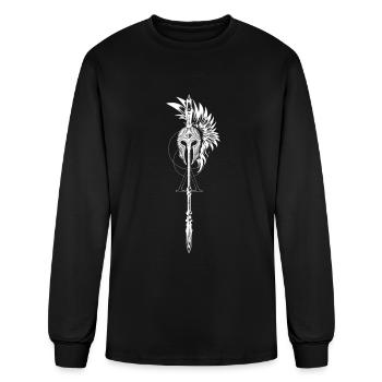 Spartan Spartans Helmet - Men's Long Sleeve T-Shirt - black - Front