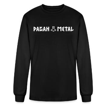 Pagan Metal | Viking Thors Hammer - Men's Long Sleeve T-Shirt - black - Front