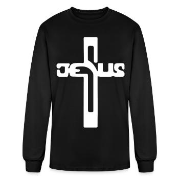 Jesus Christ - Men's Long Sleeve T-Shirt - black - Front