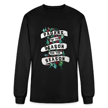 Pagans are the reason for the season - Men's Long Sleeve T-Shirt - black - Front