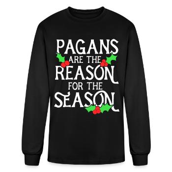 Pagans are the reason for the season - Men's Long Sleeve T-Shirt - black - Front