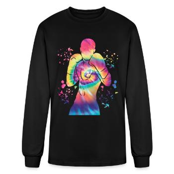 Boxing Fighter Kids Boxing Match Boxer - Men's Long Sleeve T-Shirt - black - Front