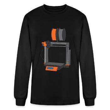 3D Printing Printer Gift - Men's Long Sleeve T-Shirt - black - Front
