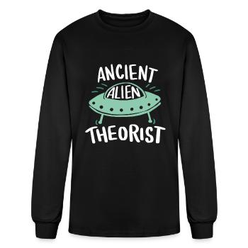 ALIENS: Ancient Alien Theorist - Men's Long Sleeve T-Shirt - black - Front