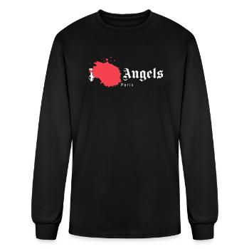 Angels Pretty Angels Spray Design - T-shirt à manches longues Homme - noir - Devant