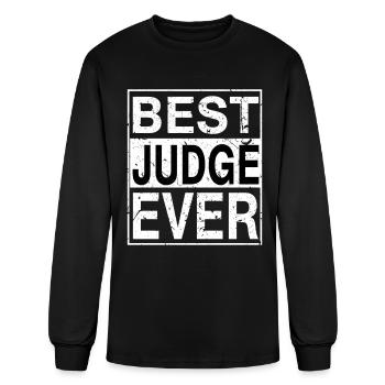 Best Judge ever Judge Gift - Men's Long Sleeve T-Shirt - black - Front
