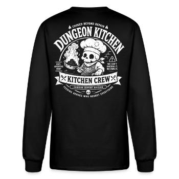 Dungeon Kitchen Crew - Men's Long Sleeve T-Shirt - black - Back