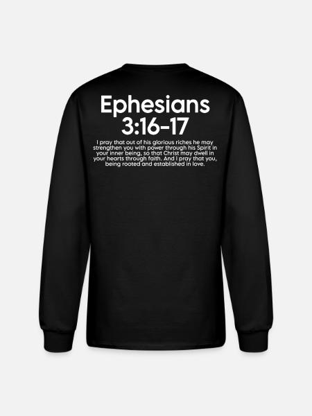 Christian qoutes - Men's Long Sleeve T-Shirt - black