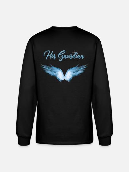 Her Guardian - Men's Long Sleeve T-Shirt - black