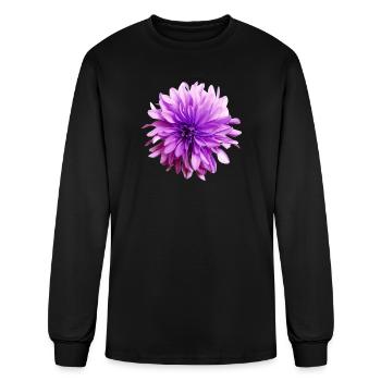 Shop with me flower - Men's Long Sleeve T-Shirt - black - Front