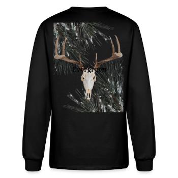 triple - T-shirt à manches longues Homme - noir - Dos