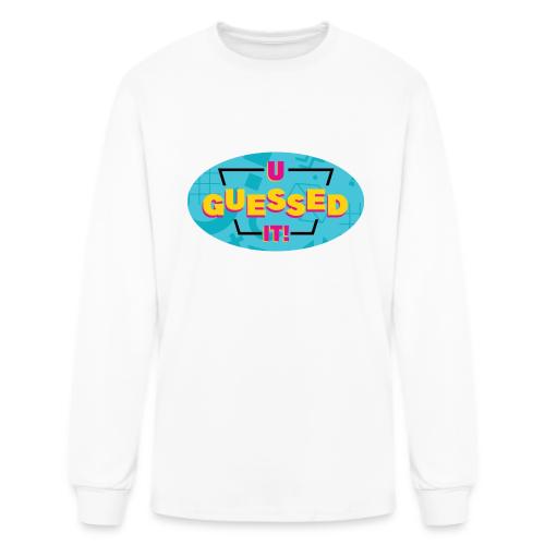 Round Logo Front, Website Back - Men's Long Sleeve T-Shirt