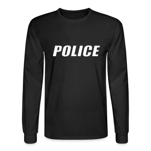Police White - Men's Long Sleeve T-Shirt