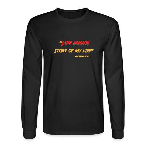 Logoed back with low ammo front - Men's Long Sleeve T-Shirt