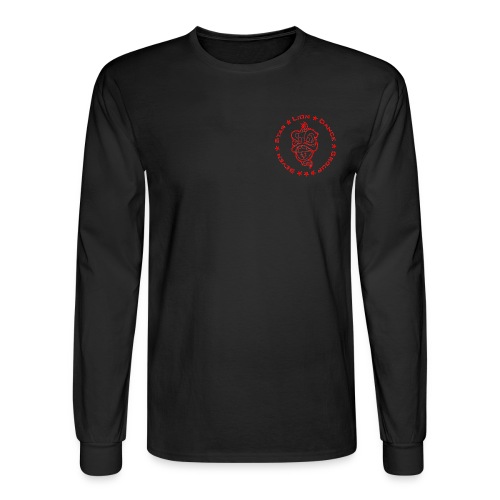 Seven Star Logo Red - Men's Long Sleeve T-Shirt