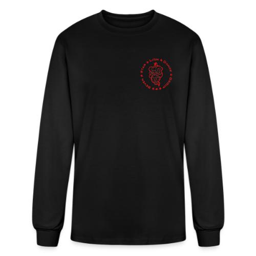 Seven Star Logo Red - Men's Long Sleeve T-Shirt