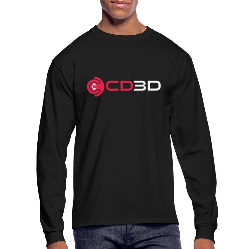 CD3D White Front/CinemaDraft Logo Back - Men's Long Sleeve T-Shirt