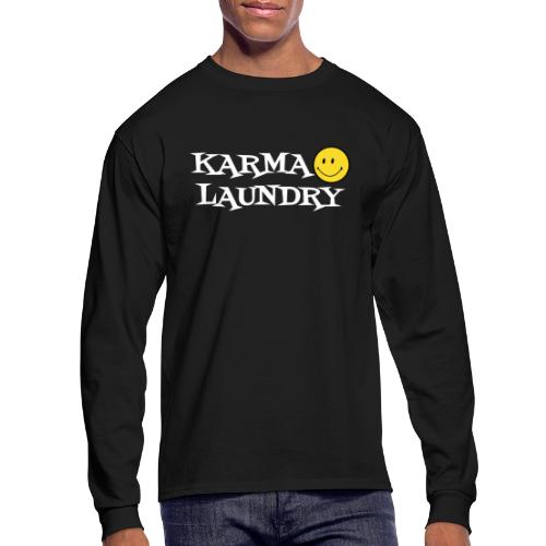 KARMA LAUNDRY WHITE - Men's Long Sleeve T-Shirt