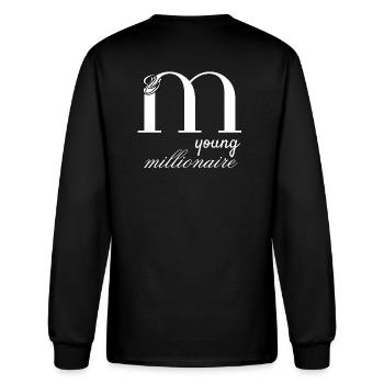 Young Millionaire - Men's Long Sleeve T-Shirt - black - Back