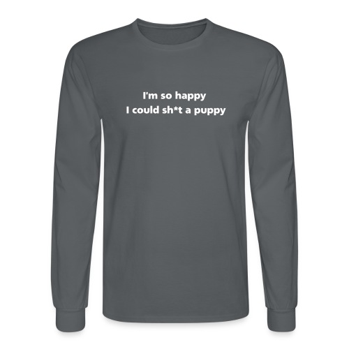 shitAPuppy simple - Men's Long Sleeve T-Shirt