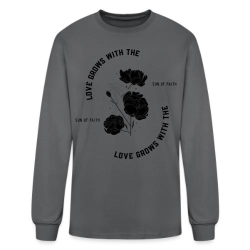 Love Grows With The Sun Of Faith - Men's Long Sleeve T-Shirt