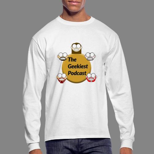 The Geekiest Podcast Logo - Men's Long Sleeve T-Shirt