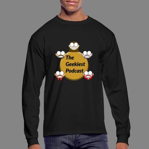The Geekiest Podcast Logo - Men's Long Sleeve T-Shirt