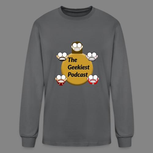 The Geekiest Podcast Logo - Men's Long Sleeve T-Shirt