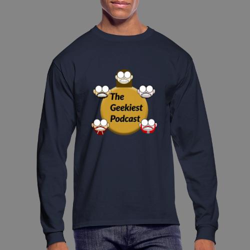 The Geekiest Podcast Logo - Men's Long Sleeve T-Shirt