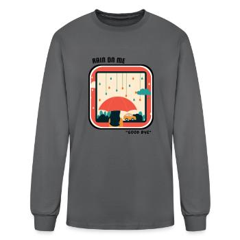 Rain on me - Ways to deal with a breakup - Men's Long Sleeve T-Shirt - charcoal - Front