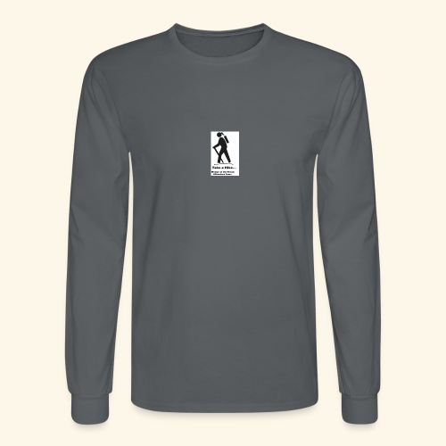 Womyn of the Woods Hiker Girl - Men's Long Sleeve T-Shirt
