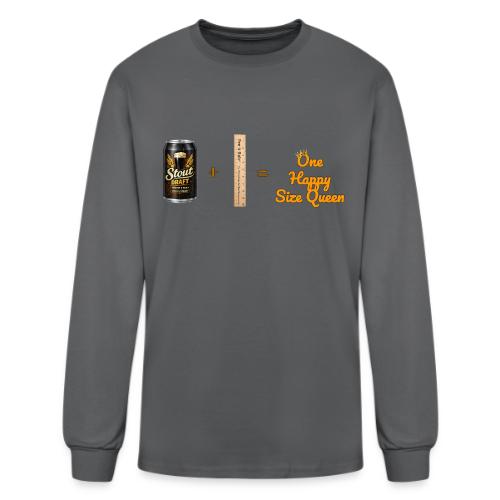 Happy Size Queen - Men's Long Sleeve T-Shirt