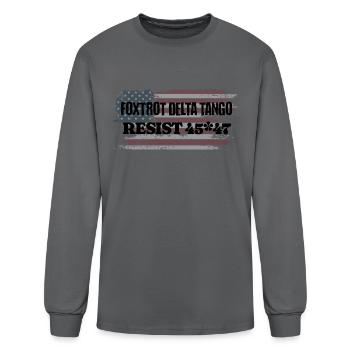 Foxtrot Delta Tango - Men's Long Sleeve T-Shirt - charcoal - Front