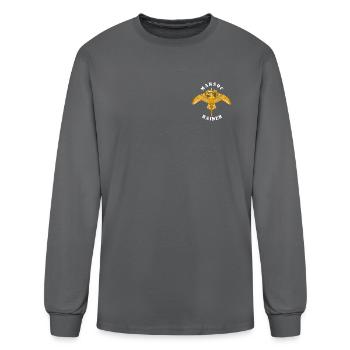 Marsoc Raider Golden Wing Emblem - Men's Long Sleeve T-Shirt - charcoal - Front