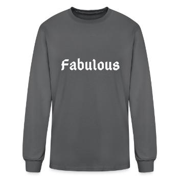 Fabulous - Men's Long Sleeve T-Shirt - charcoal - Front